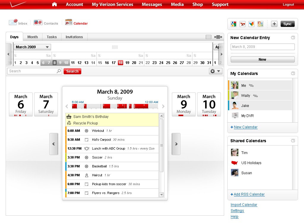 Sync & Connect Calendar